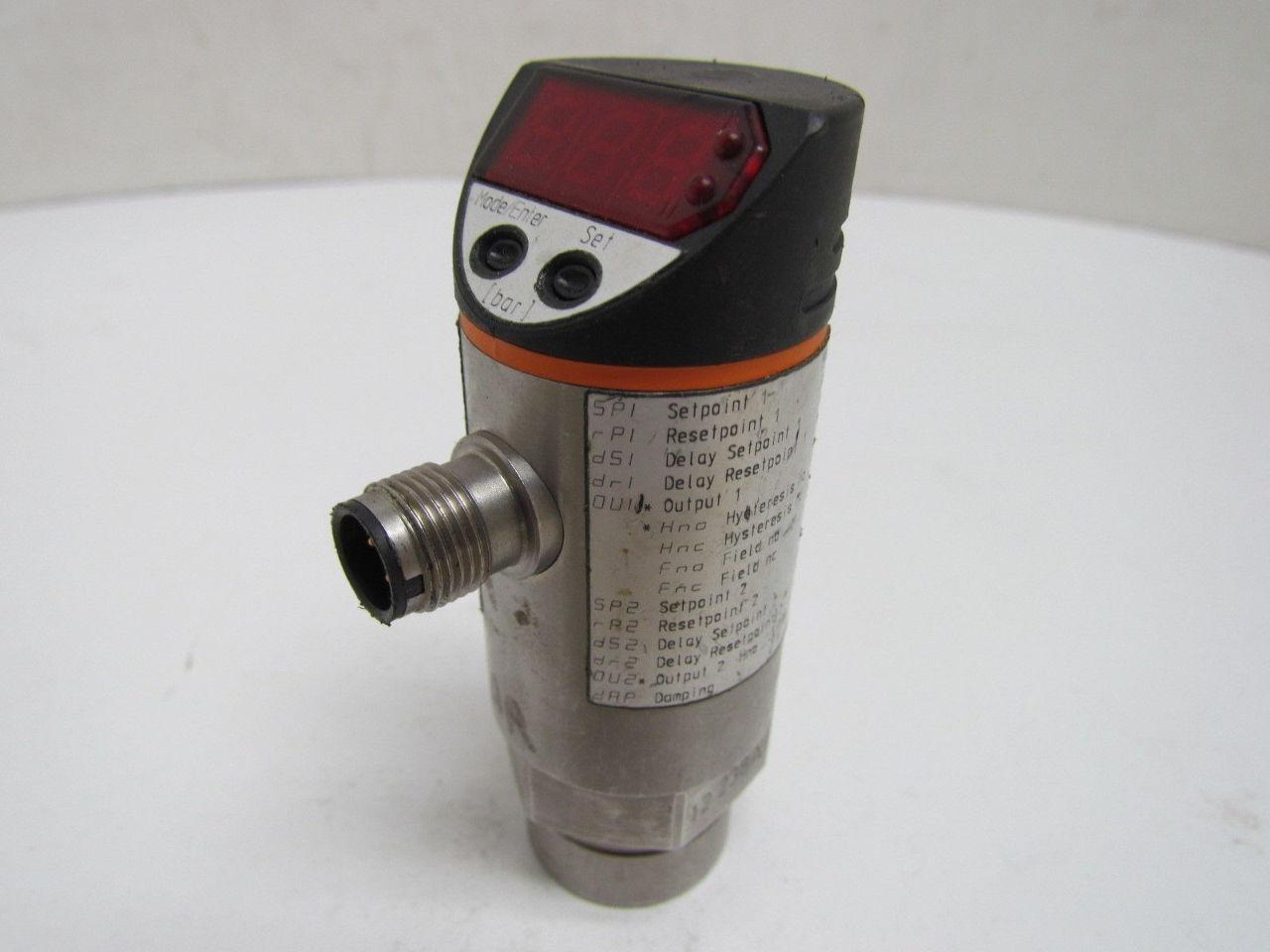 IFM Efector PN7027 D-45127 Electronic Pressure Monitor G 1/4" Port