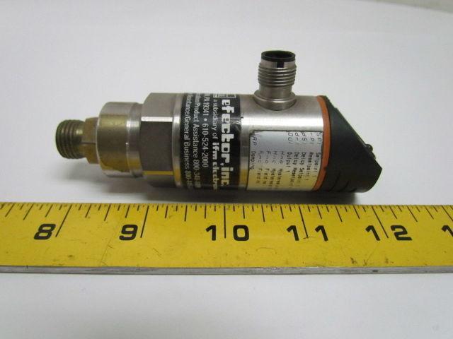 IFM Efector PN3322 Electronic Pressure Monitor 7/16 UNF Port 20-30 VDC