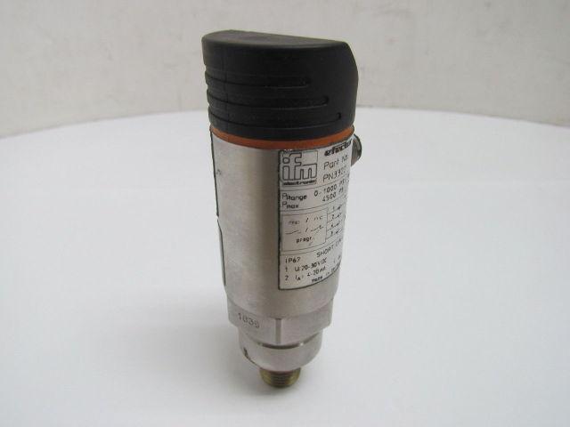 IFM Efector PN3322 Electronic Pressure Monitor 7/16 UNF Port 20-30 VDC