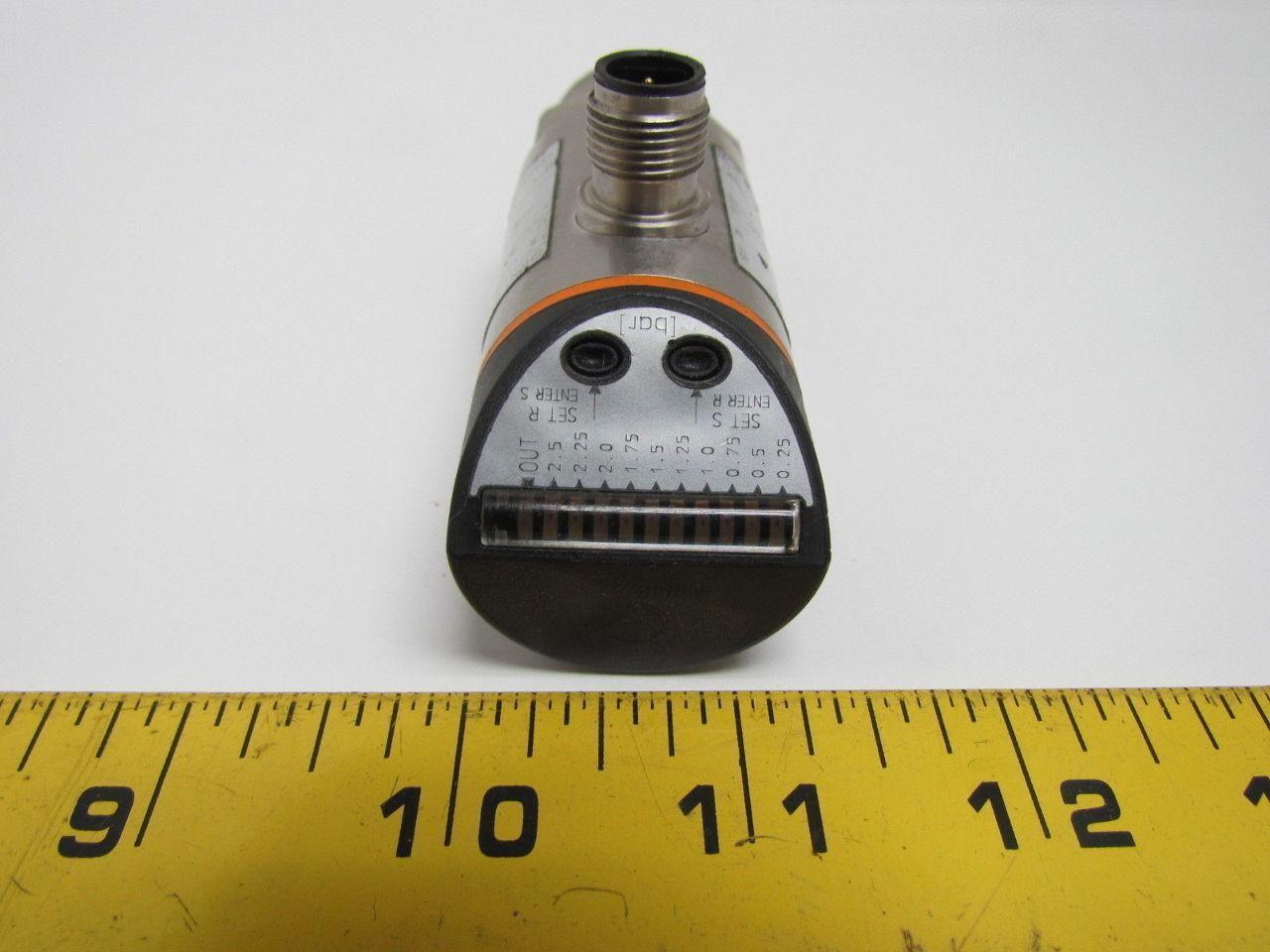 IFM Efector PB5026 D-4S127 Electronic Pressure Sensor G 1/4" Port 18-30 VDC