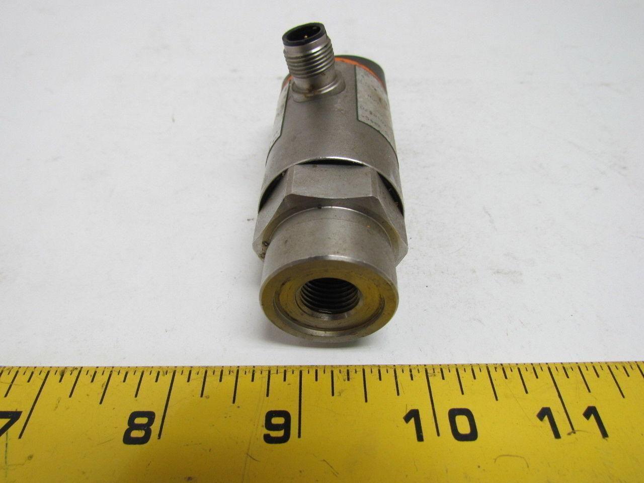 IFM Efector PB5022 D-45127 Electronic Pressure Sensor G 1/4" Port 18-30 VDC