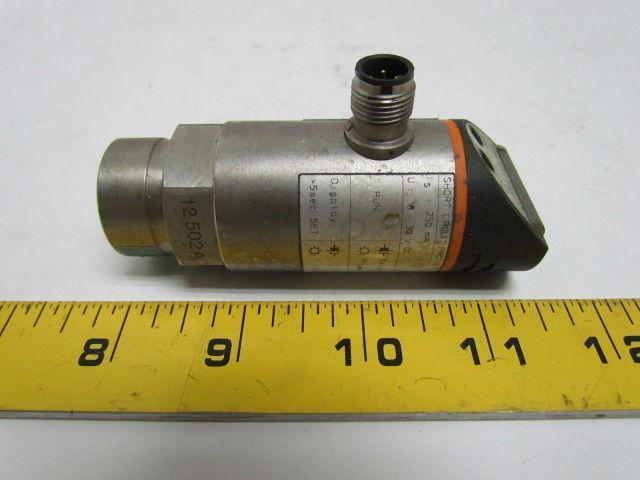 IFM Efector PB5022 D-45127 Electronic Pressure Sensor G 1/4" Port 18-30 VDC