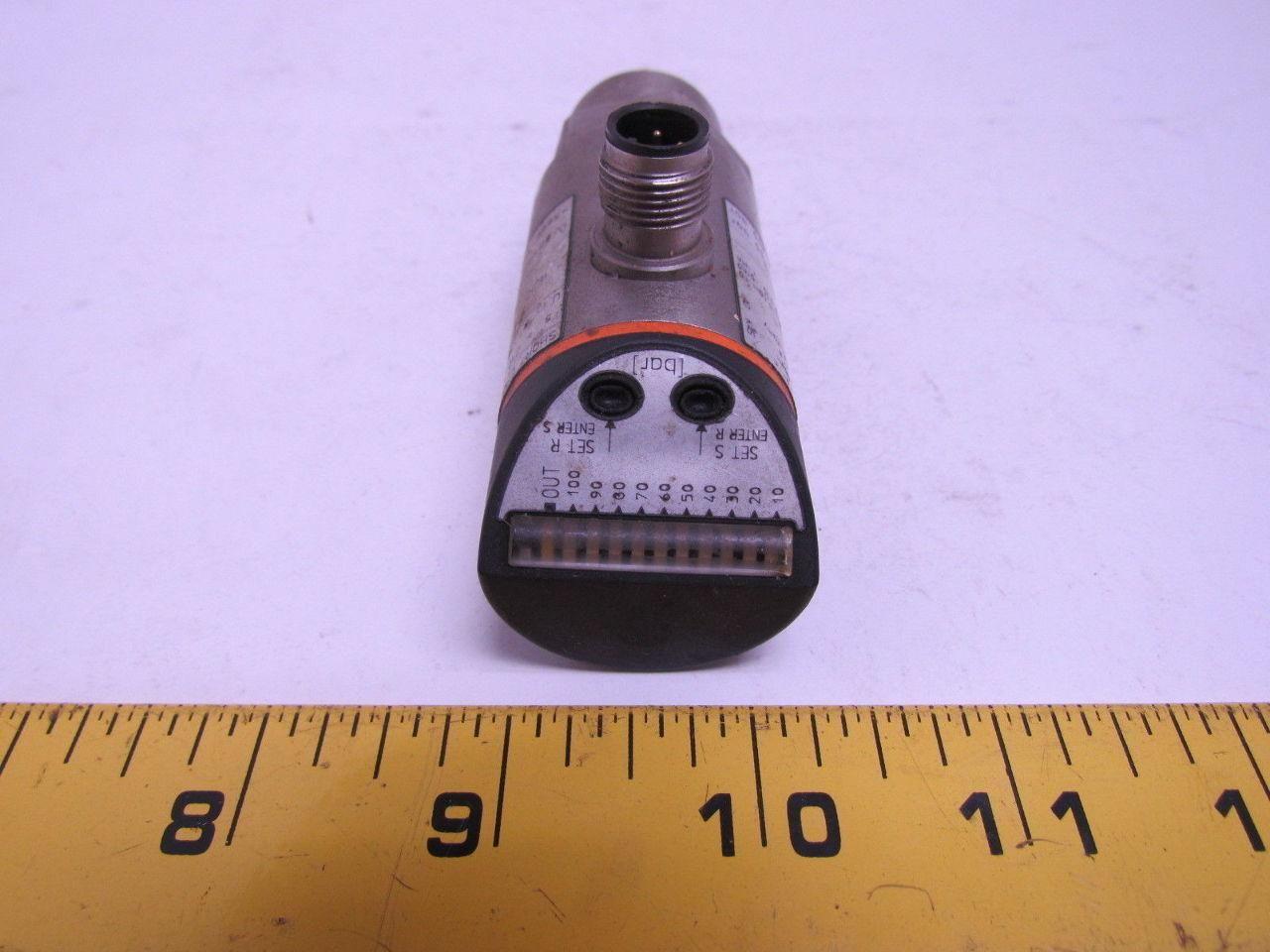 IFM Efector PB5022 D-45127 Electronic Pressure Sensor G 1/4" Port 18-30 VDC