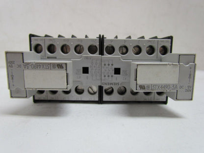 Siemens 3TD2000-1BB4 3tX4490-3A Contactor 9 Amp 3 Pole Reversing 24VDC Coil