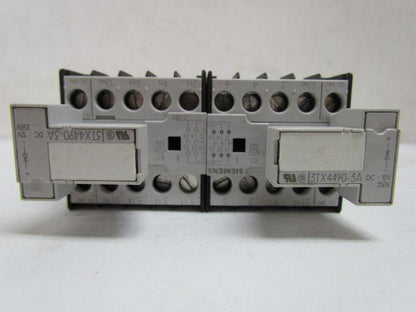 Siemens 3TD2000-1BB4 3tX4490-3A Contactor 9 Amp 3 Pole Reversing 24VDC Coil