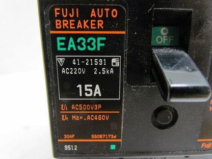 Fuji Electric EA33F Auto Circuit Breaker 15 A