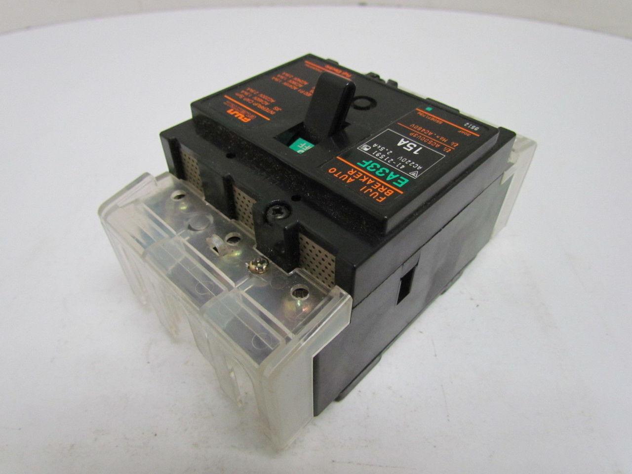 Fuji Electric EA33F Auto Circuit Breaker 15 A
