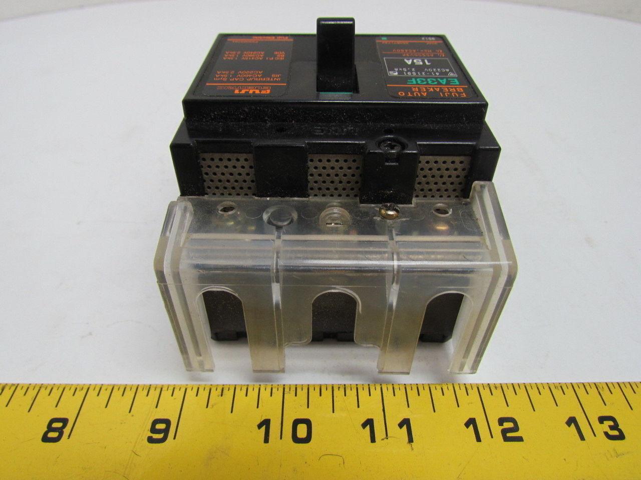 Fuji Electric EA33F Auto Circuit Breaker 15 A