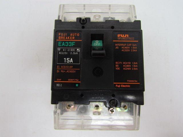 Fuji Electric EA33F Auto Circuit Breaker 15 A