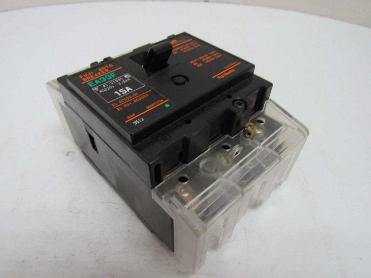 Fuji Electric EA33F Auto Circuit Breaker 15 A