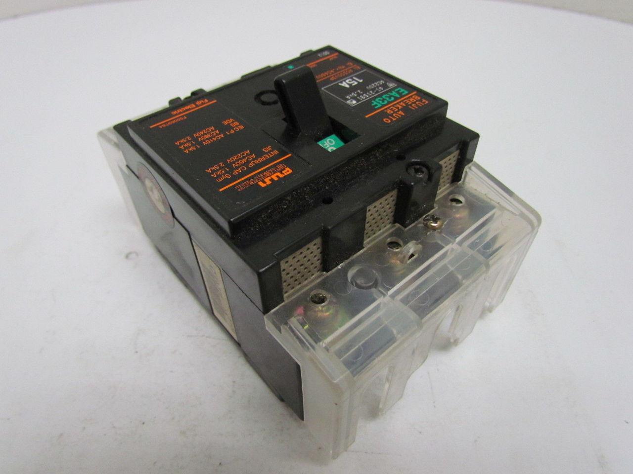 Fuji Electric EA33F Auto Circuit Breaker 15 A
