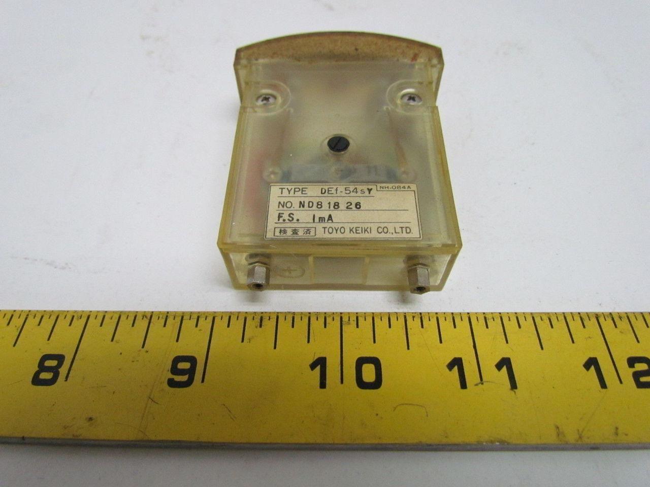 Toyo Keiki ND8 18 26 ND81826 Load Meter Gauge Def-54sY