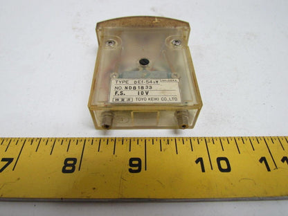 Toyo Keiki ND8 18 33 ND81833 Meter Percentage Gauge 0-120 Def-54sY