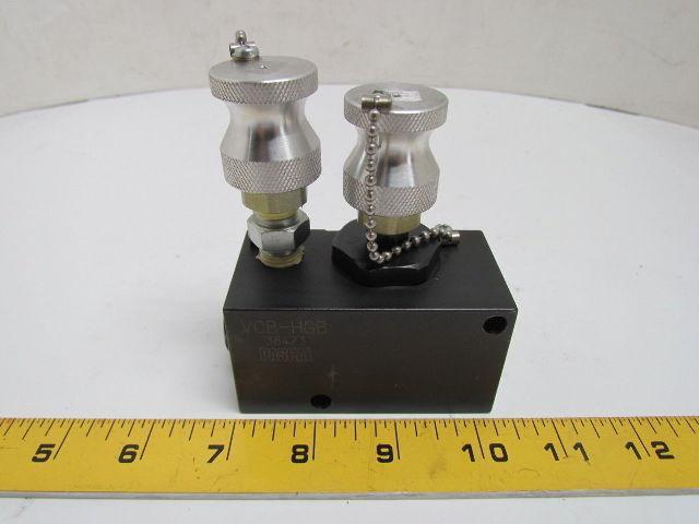 Pascal VCB-HGB 38473 Double Acting Coupling Valve Manifold GB Mounting NEW