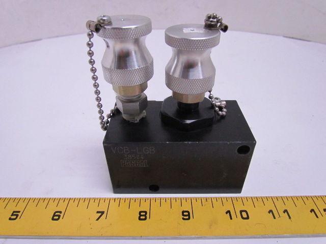 Pascal VCB-LGB 38504 Double Acting Coupling Valve Manifold GS Mounting NEW