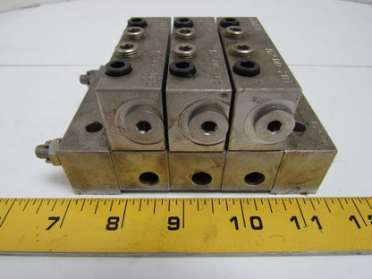 Farval M2500 3-Section Divider Valve Assembly M2500-20T, 10S