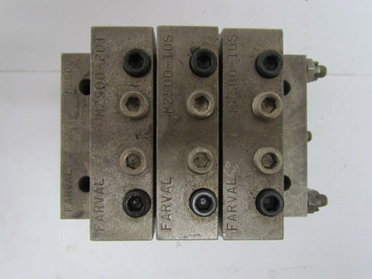 Farval M2500 3-Section Divider Valve Assembly M2500-20T, 10S
