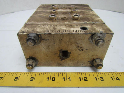 Farval 3000-150A Singleline Divider Valve Manifold 3-Section
