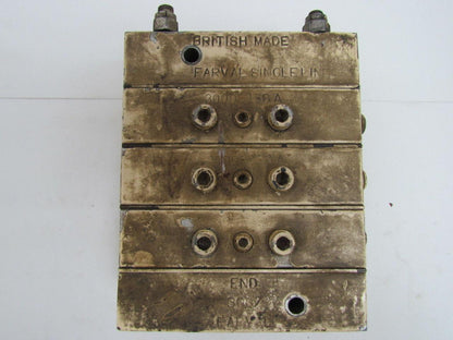 Farval 3000-150A Singleline Divider Valve Manifold 3-Section
