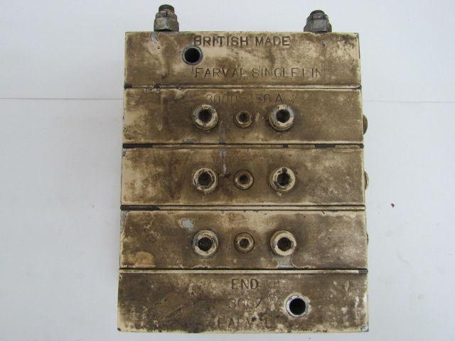 Farval 3000-150A Singleline Divider Valve Manifold 3-Section