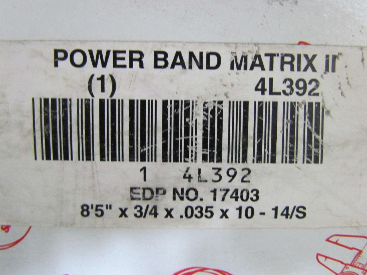 Starrett 8'5"x3/4x.035x10-14/s Bi-Metal Bandsaw Blade Variable Pitch 10-14 TPI