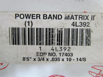 Starrett 8'5"x3/4x.035x10-14/s Bi-Metal Bandsaw Blade Variable Pitch 10-14 TPI