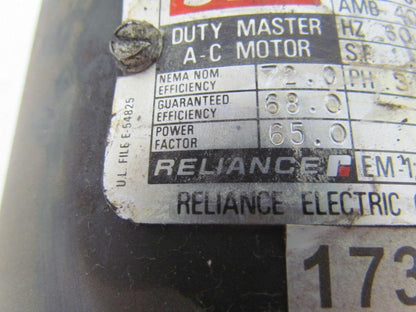 Reliance SXE Energy Efficient 1/4 HP 1730RPM 56C Frame Duty Master AC Motor