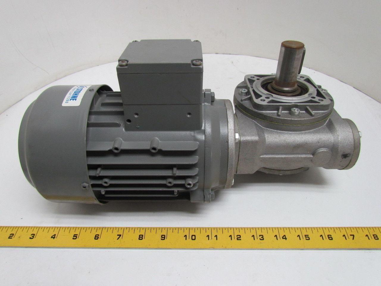 Johnson Teknik A/S .43KW .58HP 230/400/460V Electric Motor w/10:1 STM Gearbox