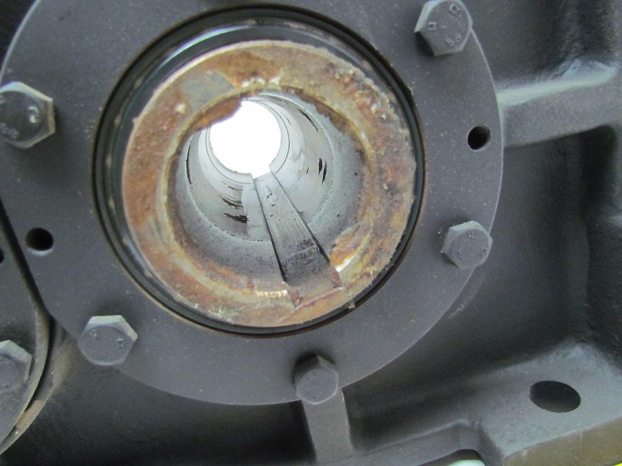 302:1 Ratio 5.8 RPM Large Combo Worm Spur Gear Box Speed Reducer Iron Case 132lb