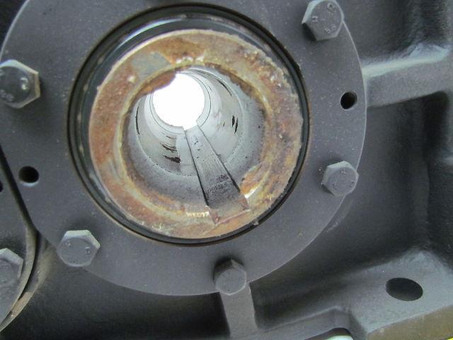 302:1 Ratio 5.8 RPM Large Combo Worm Spur Gear Box Speed Reducer Iron Case 132lb