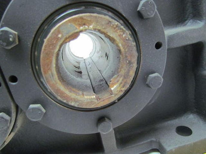 302:1 Ratio 5.8 RPM Large Combo Worm Spur Gear Box Speed Reducer Iron Case 132lb