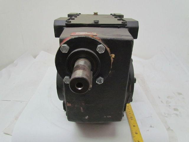 302:1 Ratio 5.8 RPM Large Combo Worm Spur Gear Box Speed Reducer Iron Case 132lb
