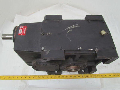 302:1 Ratio 5.8RPM Large Combo Worm Spur Gear Box Speed Reducer Iron Case 132lb