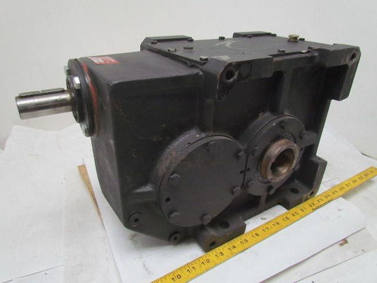302:1 Ratio 5.8RPM Large Combo Worm Spur Gear Box Speed Reducer Iron Case 132lb