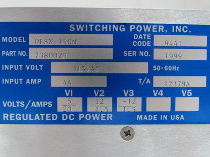 Switching Power Inc OFSX-150M 7380025 Power Supply