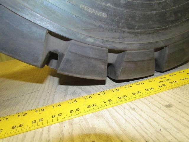 Watts 350X15 9.75 350-15 Solid Pneumatic Forklift Tire Deep Traction Tread NEW