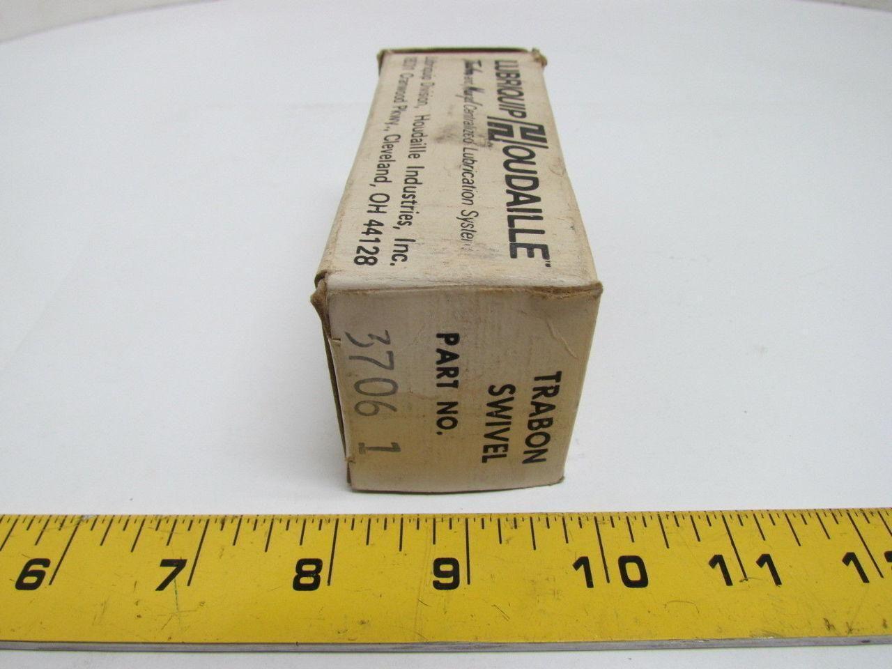 Trabon Lubriquip 503-706-001 3706 1 90 Degree Ball Bearing Swivel Fitting NIB