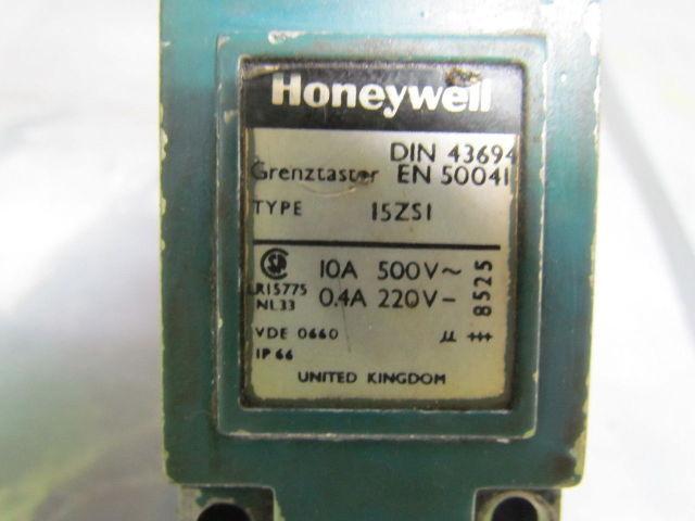 Honeywell I5ZSI 15ZS1 DIN 43694 10 Amp Limit Switch