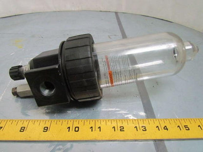 Parker 07L41FE 150 PSI Pneumatic Lubricator 3/4" NPTF Ports