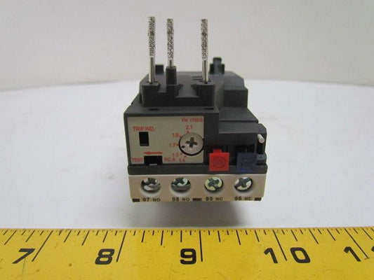 ACI 130292 RH20-E Three Pole Thermal Overload Relay 1.4-2.1 Amp NEW