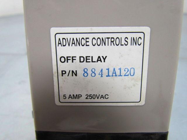 ACI 104245 8841A120 Off Delay Timer 5 Amp 250 VAC NEW