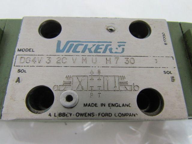Vickers DG4V-3-2C-VM-U-H7-30 Directional Solenoid Valve 24VDC CETOP 3