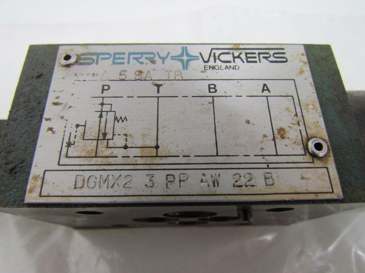 Vickers DGMX2-3-PP-AW-22-B Pressure Reducing SystemStak Valve ISO 4401-03, D03