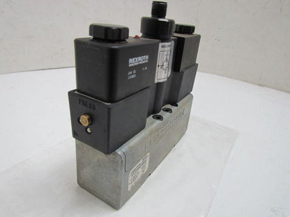 Rexroth Ceram GT-010062-00909 Double Solenoid Valve 4-Pin 24VDC ISO Sz 1