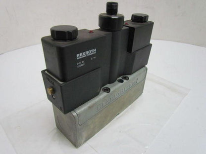 Rexroth Ceram GT-010062-00909 Double Solenoid Valve 4-Pin 24VDC ISO Sz 1
