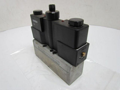 Rexroth Ceram GT-010062-00909 Double Solenoid Valve 4-Pin 24VDC ISO Sz 1