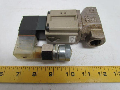 CKD CVS2-15-02H-1 Solenoid Valve 110V 1/2" NPT