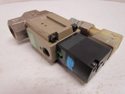 CKD CVS2-15-02H-1 Solenoid Valve 110V 1/2" NPT