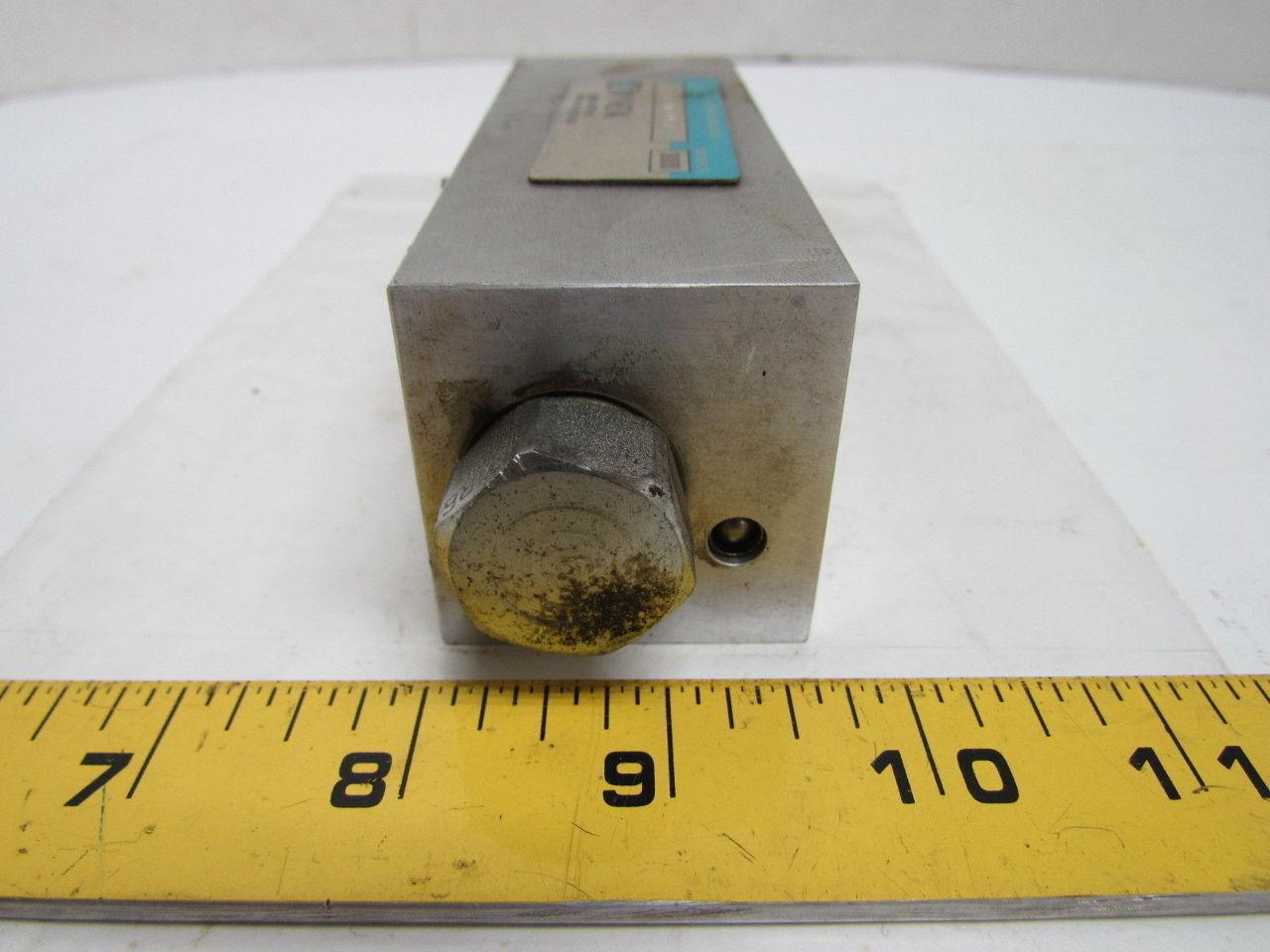 Dynex S8642-D03-A-V-21 Sandwich Control Valve Aluminum Body D03 CETOP 3
