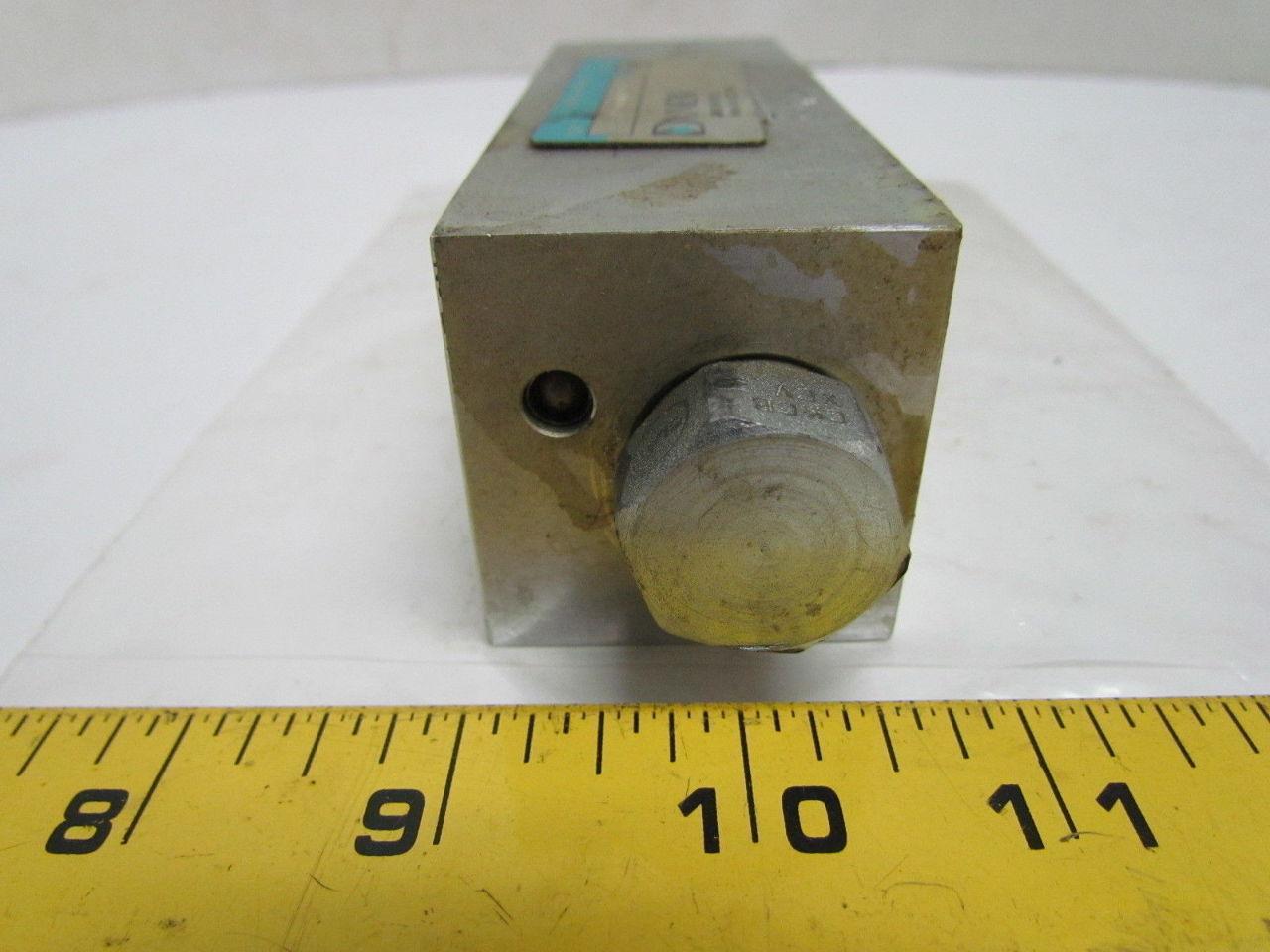 Dynex S8642-D03-A-V-21 Sandwich Control Valve Aluminum Body D03 CETOP 3